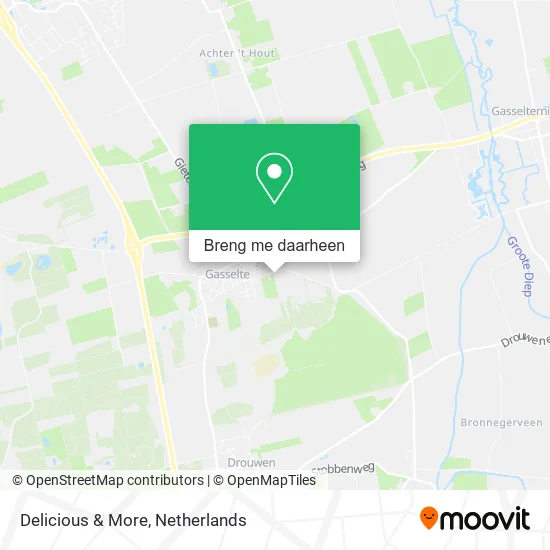 Delicious & More kaart