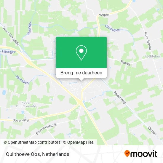 Quilthoeve Oos kaart