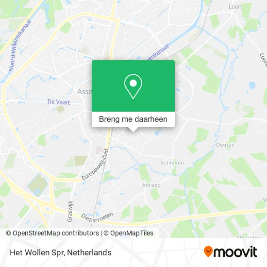 Het Wollen Spr kaart