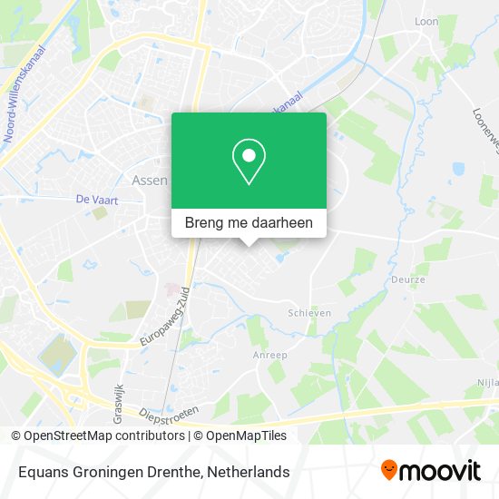 Equans Groningen Drenthe kaart