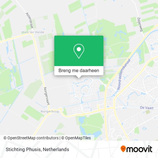 Stichting Phusis kaart