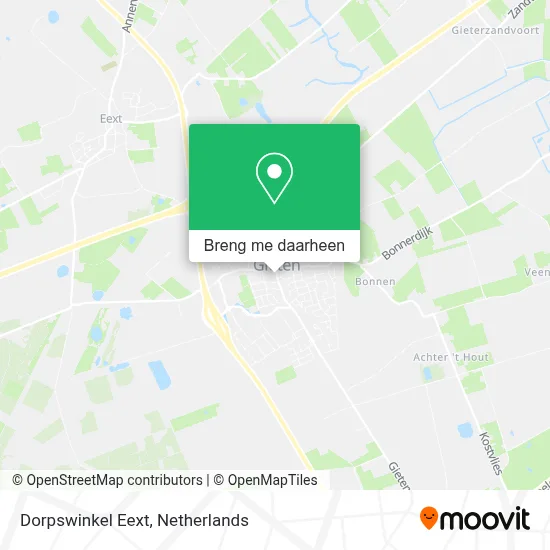 Dorpswinkel Eext kaart