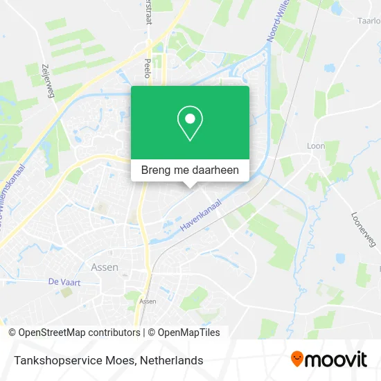 Tankshopservice Moes kaart