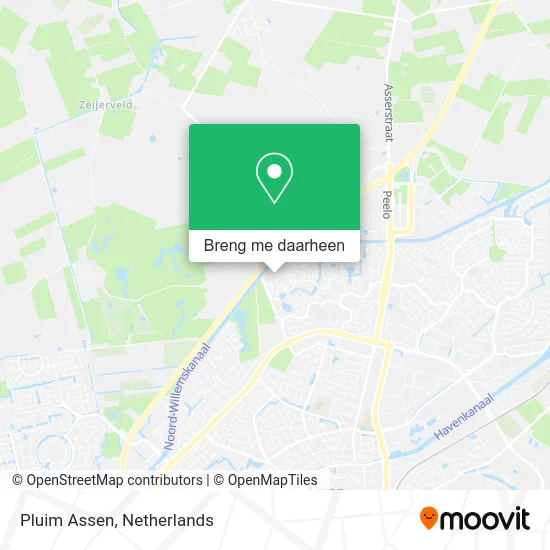 Pluim Assen kaart