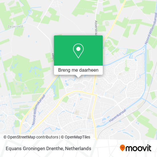 Equans Groningen Drenthe kaart