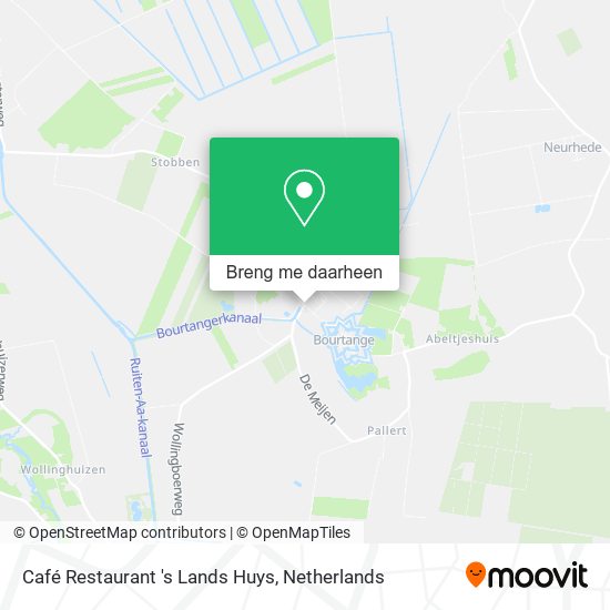 Café Restaurant 's Lands Huys kaart