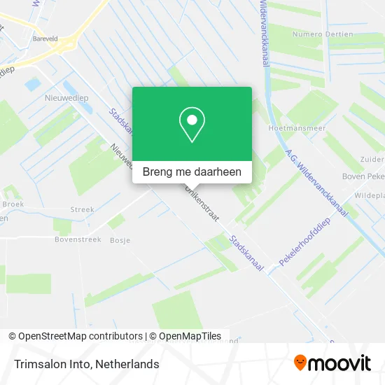 Trimsalon Into kaart