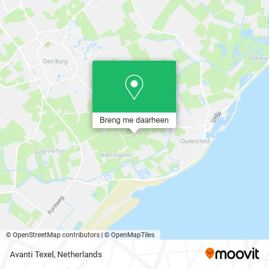 Avanti Texel kaart