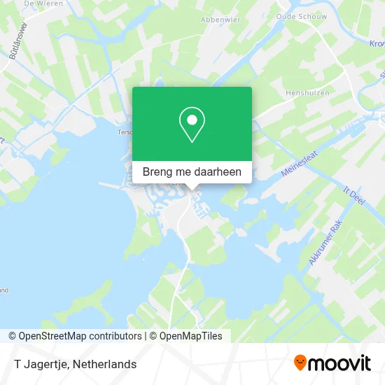 T Jagertje kaart