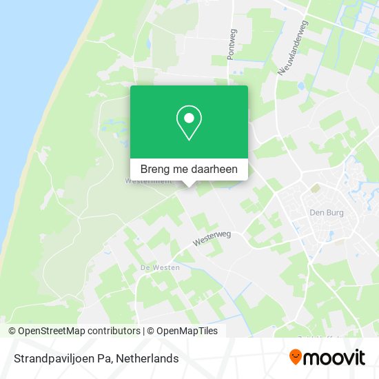 Strandpaviljoen Pa kaart