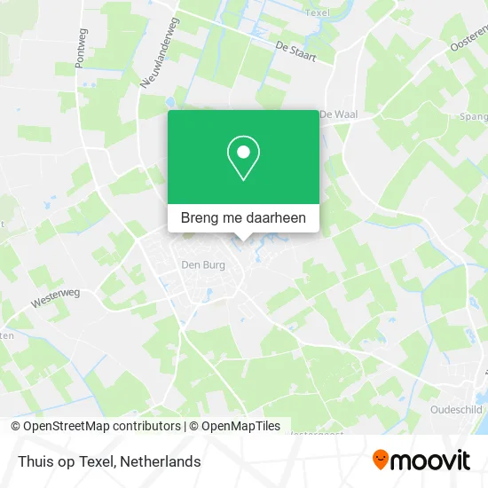 Thuis op Texel kaart