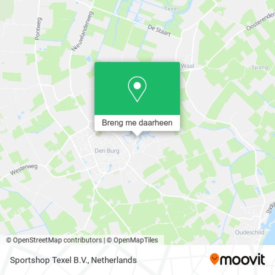 Sportshop Texel B.V. kaart