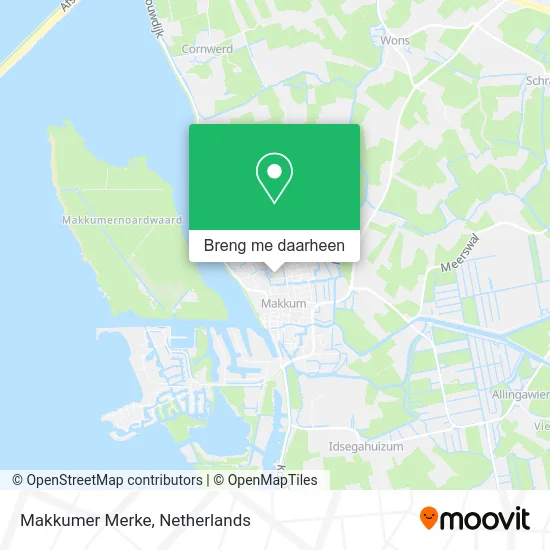 Makkumer Merke kaart