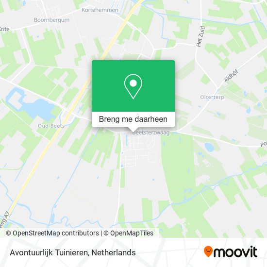 Avontuurlijk Tuinieren kaart