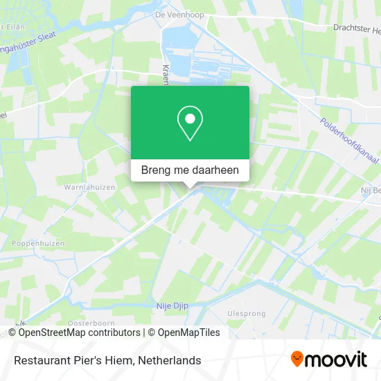 Restaurant Pier's Hiem kaart