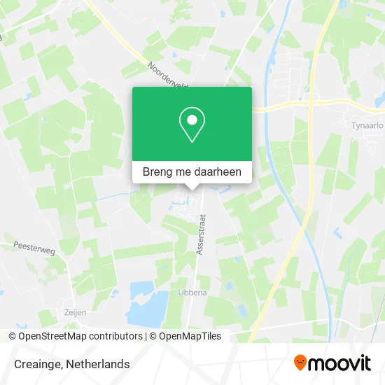 Creainge kaart