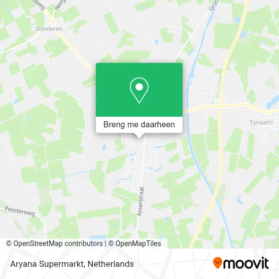 Aryana Supermarkt kaart