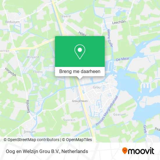 Oog en Welzijn Grou B.V. kaart