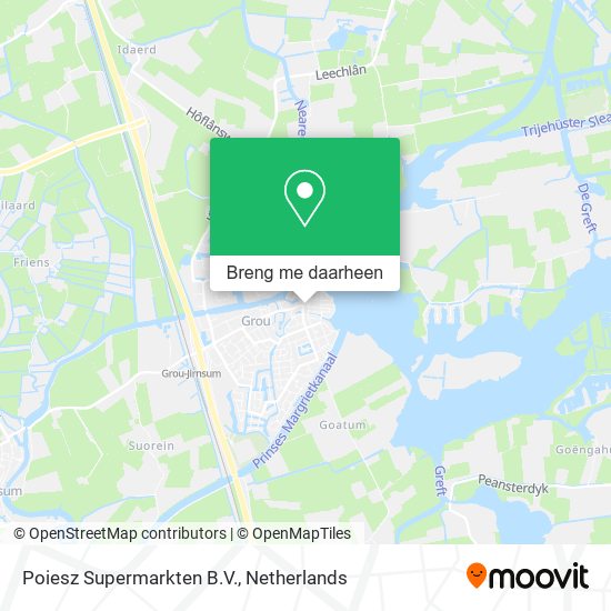 Poiesz Supermarkten B.V. kaart