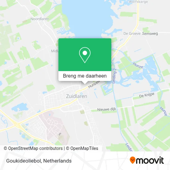 Goukideoliebol kaart