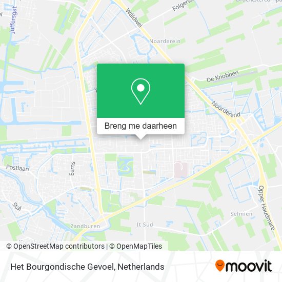 Het Bourgondische Gevoel kaart