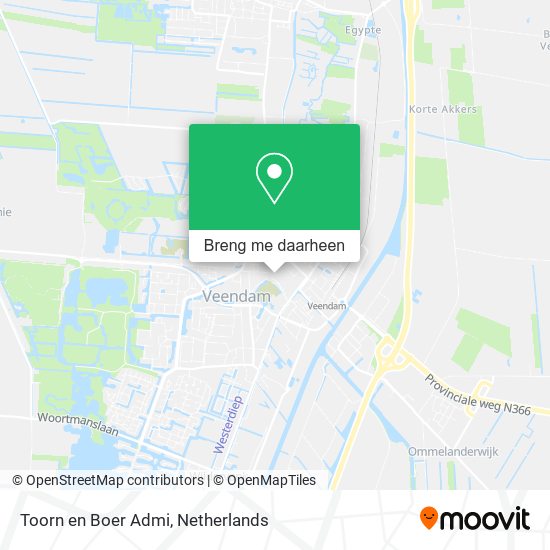 Toorn en Boer Admi kaart