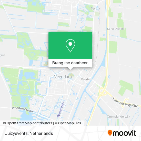 Juizyevents kaart