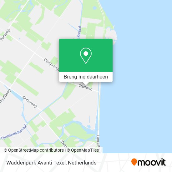 Waddenpark Avanti Texel kaart