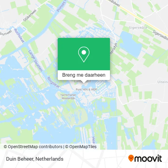 Duin Beheer kaart