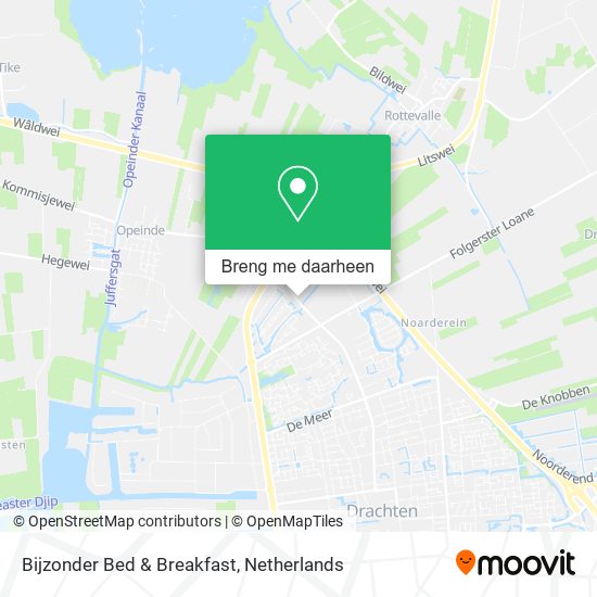 Bijzonder Bed & Breakfast kaart