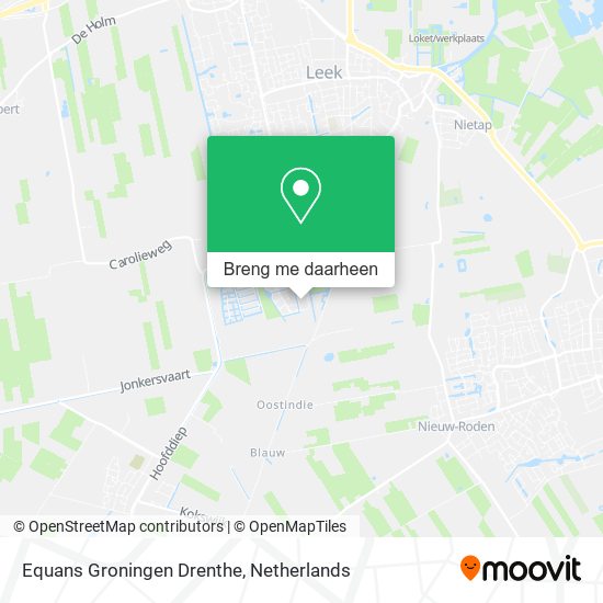 Equans Groningen Drenthe kaart