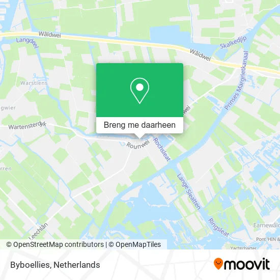 Byboellies kaart