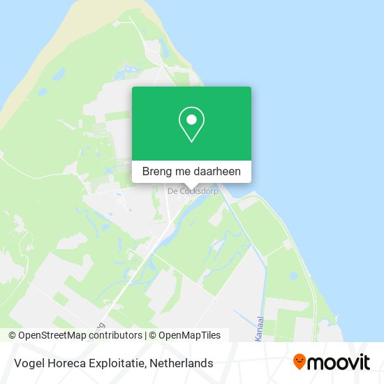 Vogel Horeca Exploitatie kaart