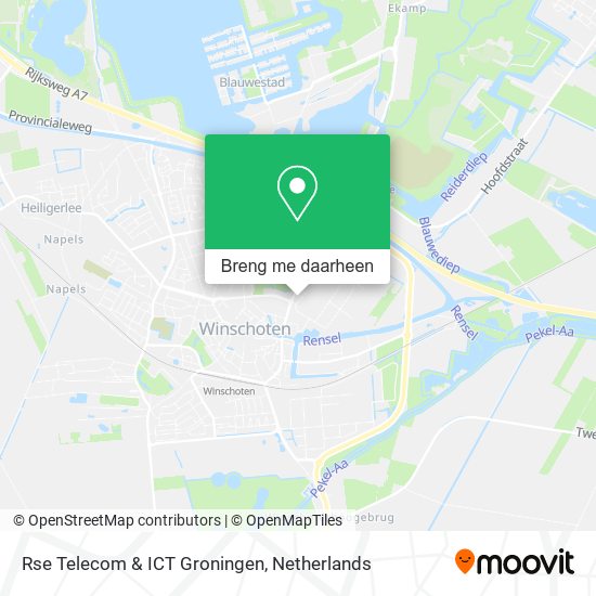 Rse Telecom & ICT Groningen kaart