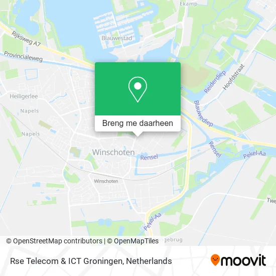 Rse Telecom & ICT Groningen kaart