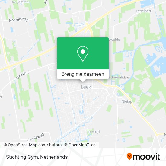 Stichting Gym kaart