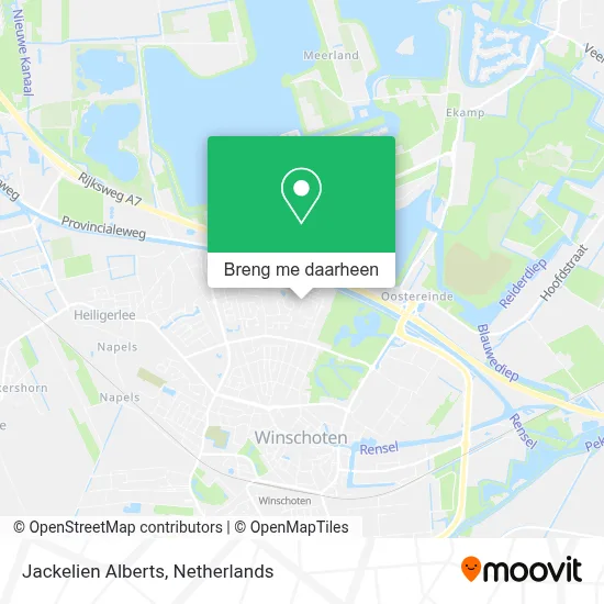 Jackelien Alberts kaart