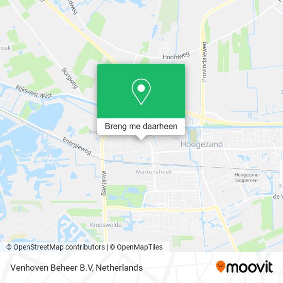Venhoven Beheer B.V kaart