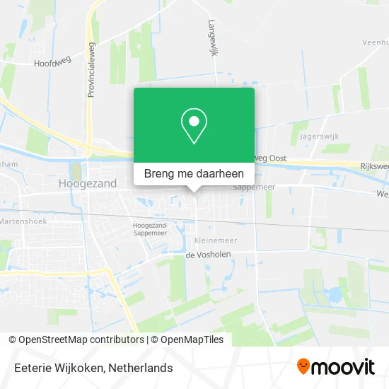 Eeterie Wijkoken kaart