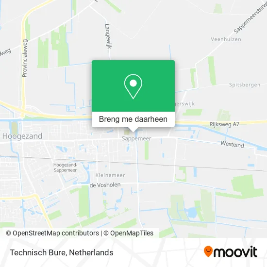 Technisch Bure kaart