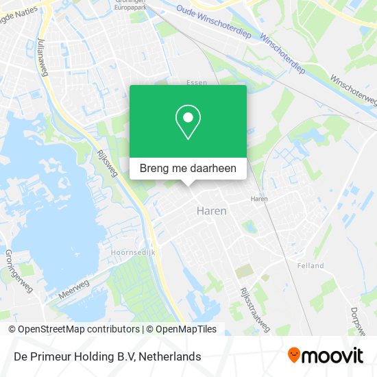 De Primeur Holding B.V kaart