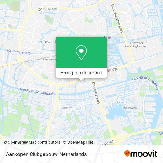 Aankopen Clubgebouw kaart