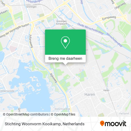 Stichting Woonvorm Kooikamp kaart