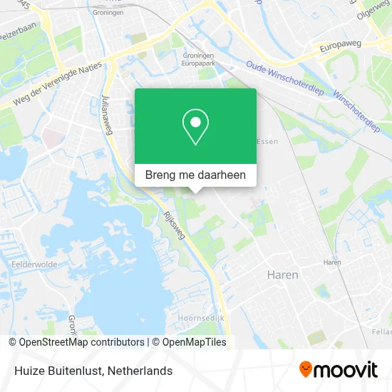 Huize Buitenlust kaart