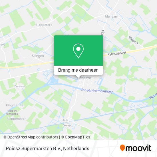 Poiesz Supermarkten B.V. kaart