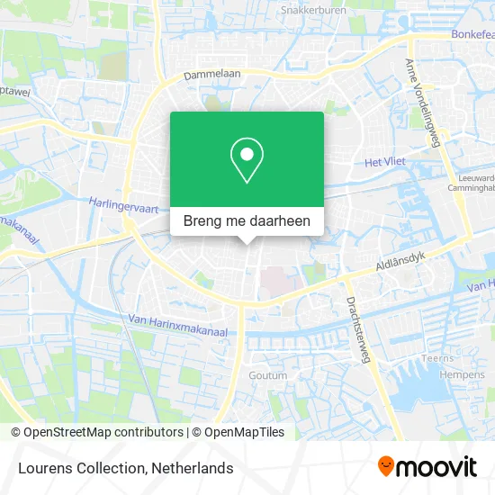 Lourens Collection kaart