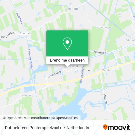 Dobbelsteen Peuterspeelzaal de kaart