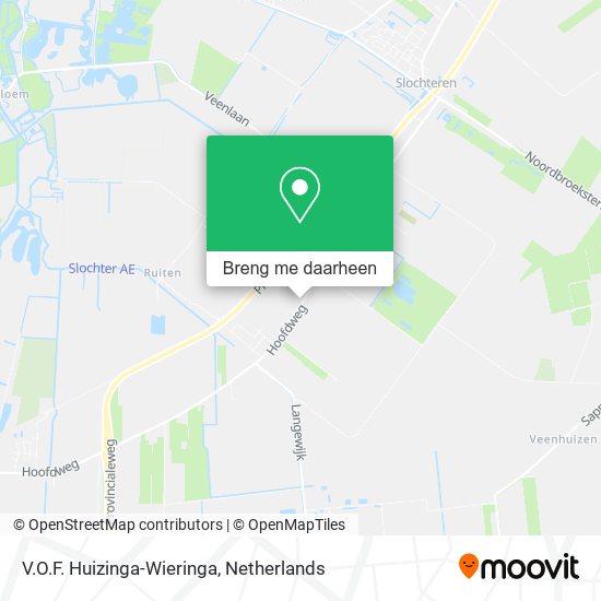 V.O.F. Huizinga-Wieringa kaart