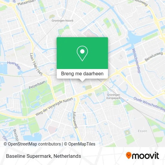 Baseline Supermark kaart