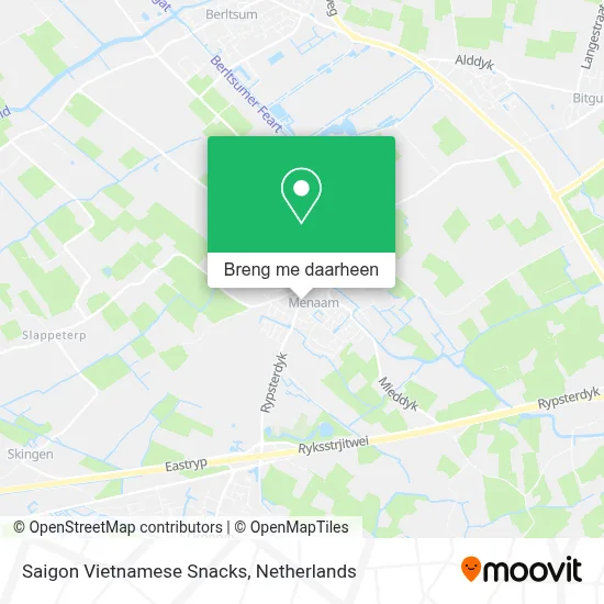 Saigon Vietnamese Snacks kaart